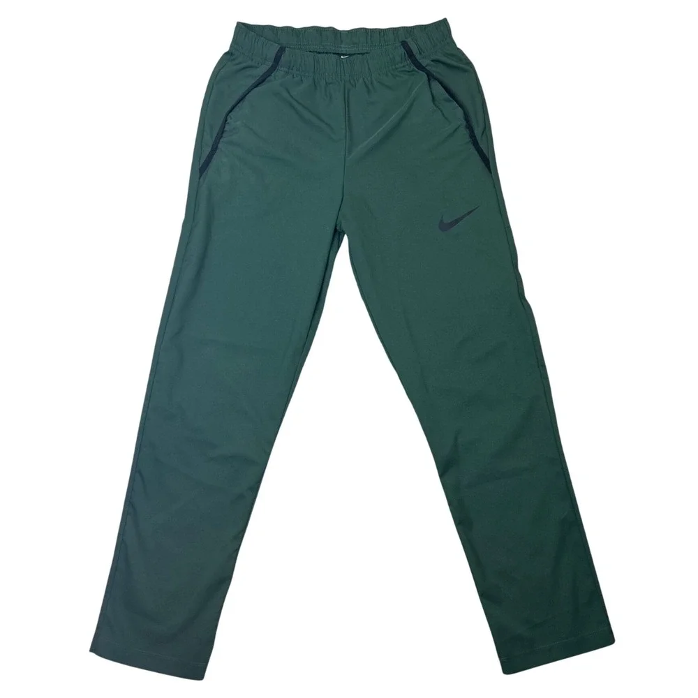 Nike Dri-FIT Track Pants Training Joggers Forest Green Mens Size Small 30x30
